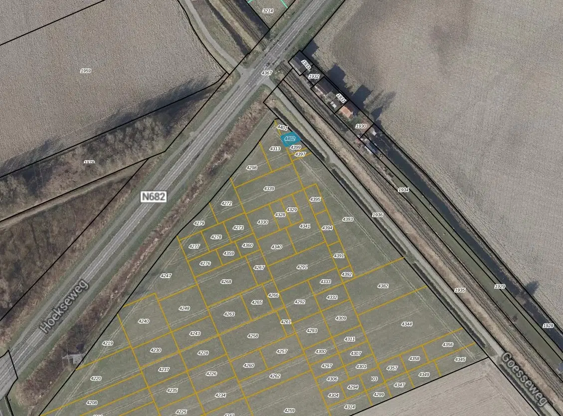 Perceel agrarische grond (perceelnummer 4402) gelegen in de gemeente Terneuzen