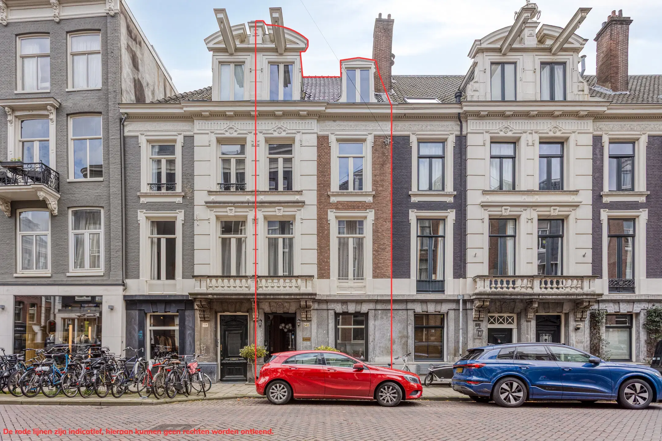 Interessant beleggingsobject | P.C. Hooftstraat 141 (A t/m D) te Amsterdam